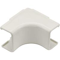 HellermannTyton TSR2FW-33-1 Wire Ducting & Raceways Internal Corner Cover, 1-1/4", 1" Bend Radius, PVC, Office White, 1/bg