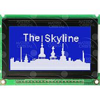 Matrix Orbital GLK240128-25-WB-VPT Intelligent Graphic LCD Graphic Display Wht Txt, Blue BG