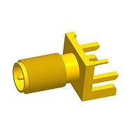 Amphenol RF 901-9864 PCB Connectors RP-SMA PCB EDGE MNT