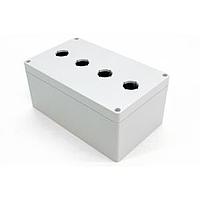 Hammond Manufacturing 1554MPB4 Pushbutton Enclosures Pushbutton Enclosure 4 PB x 22.5mm - 7.9 x 4.7 x 3.5in - Polycarbonate - N4X