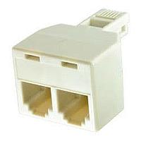 AIM-Cambridge / Cinch Connectivity Solutions 32-1014W Modular 4C Duplx Adptr 1M-2F White Bul