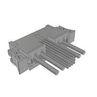 Samtec MPCC-2-16-2-L-46-36.00-S Single Ended 5.00 mm Mini PowerStrip/30 A Signal/Power Combo Cable Assembly