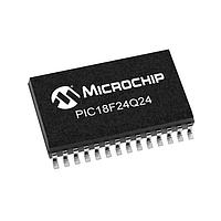 Microchip Technology PIC18F24Q24-E/SO Microcontrollers 16KB Flash, 1KB RAM, 512bytes EEPROM, MVIO, 10b ADC2, 8b DAC, ACP, Comp, PWM,
