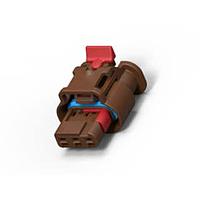 AMP Connectors - TE Connectivity 4-2098541-1 Housings 3POS, MCON 1.2 CB REC 2p TL SEALED