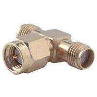 HUBER+SUHNER 43_SMA-50-0-1/111_NE RF Adapters - Tee  SMA plug(m), jack(f), jack(f)