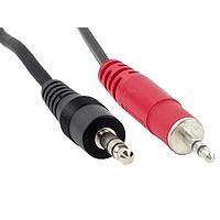 Switchcraft 36HR03636X Adapter Cable RA-3.5MM TO RA-3.5MM 3FT CABLE BLK