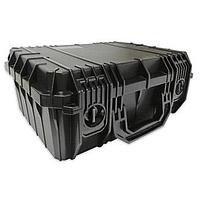 Serpac SE630DML,BK Cases Seahorse 630 Case Metal Keyed Locks w/ Adj Divider Tray 17.3 x 14.2 x 7.5"-Black