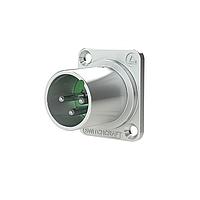 Switchcraft DEP3MB XLR Connectors DEP3M XLR BLK/SLV S/CUP, RoHS