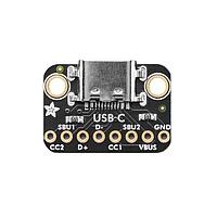 Adafruit 6050 USB Type-C Adafruit Sunken USB Type C Breakout Board - Downstream Connection