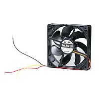 Sanyo Denki 9S1224M401 Axial DC Axial Fan, 120x120x25mm, 24VDC, Silent Series, Tachometer