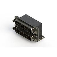 EDAC 661-025-364-053 Dual Port D-Sub Connectors Right-angle Dual Port D-Sub Connector