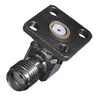Johnson / Cinch Connectivity Solutions 142-1711-516 Connectors SMA 2 HOLE RA FLANGE JCK W/EMI GASKET NIC