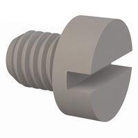 Essentra Components 50M050080D006 Machine Screw Cheese Slotted Screw, M5 X .8 Thread, 6mm Lg