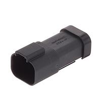 Amphenol SINE Systems AT04-4P-EC01BLK 4-Way 4 Pin Recept. w/ End Cap BLK