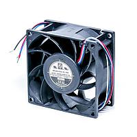 Orion Fans OD8038-24HBVXC10A Vaneaxial DC Vane Axial Fan, High Static Pressure, 80x80x38mm, 24VDC, 4xWire, Tach/PWM