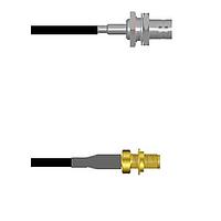 Amphenol Custom Cable Q-0402W0003060i RF Cable Assemblies BNC-SJB/SMA-SJB G174 60I