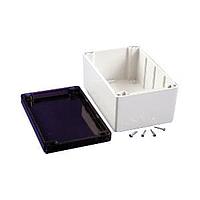 Hammond Manufacturing 1554T2GYSL Enclosures General Enclosure - Grey/Smoke Lid - 7.1 x 4.7 x 3.5in - Polycarbonate - N4X