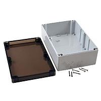 Hammond Manufacturing 1554VA2GYSL Enclosures General Enclosure - Grey/Smoke Lid - 9.4 x 6.3 x 3.5in - Polycarbonate - N4X