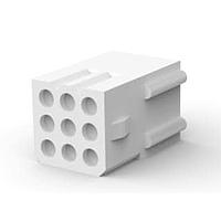 AMP Connectors - TE Connectivity 770429-1 Receptacle Housings 9 CIR. MATRIX RECPT