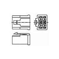 AMP Connectors - TE Connectivity 174202-1 Housing 250 FASTON PLUG 4P