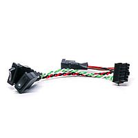 Advantech 1700018742 DC Power Cords Power Connector Cable for use with TREK-550 for office testing.  Use with Power adapter (1757002943), and power cable (1700001524).  (A Cable 2*6P-3.0/S/W*2+DC jack 10cm)