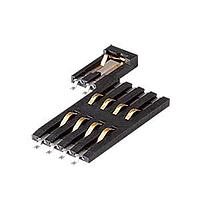 Same Sky (formerly CUI Devices) SMRT-1-B Card Connectors 10 Positions, Push In, Pull Out, SMT, 1.42 mm Height Above Board, 3u"