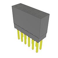 Samtec ESQ-106-13-G-D Sockets Elevated Socket Strip