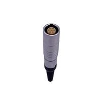 NorComp 821B007-273L401 Connectors IP50 Female Push-Pull Cable Mount 7 Position Straight Solder Cup