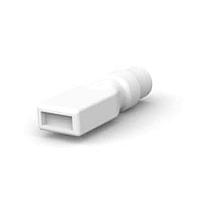 AMP Connectors - TE Connectivity 170892-4 Headers & Wire Housings 187 FASTON HSG.,REC.,NATRUAL