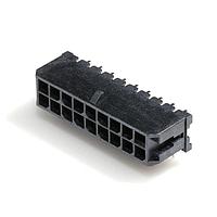 Molex 43045-1801 Power MicroFit 3.0 RA Hdr TH DR 15Au 18Ckt