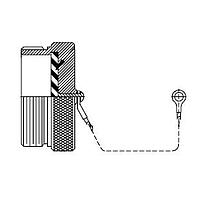 Glenair D38999/33W9R Receptacle Cover DUST CAP