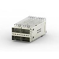 AMP Connectors - TE Connectivity 2308171-1 zQSFP+ 2X2, EMI SPRING, BTB All Round Indicator