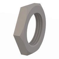 Essentra Components 0450028HJN Jam Nut Hex Jam Nut, 1/2-28 Thread, .125 Height