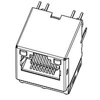 TRP Connector 1840469-2 Magnetic Jack 1X1 Vertical 7D52ET 10/100 W/ LED