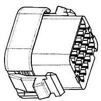 DEUTSCH - TE Connectivity DTV06-18SA 18-Way DTV PLUG ASM