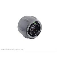 Eaton Souriau-Sunbank UTSX610E98PY Plugs Plug, without backshell, with 6 male solder contacts, IP68/69K in unmated conditions, keying Y