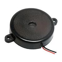 Same Sky (formerly CUI Devices) CEP-1141 Piezoelectric buzzer, 34.5 mm round, 9.2 mm deep, P, 1.1 kHz, 30 V, panel mount w/ wires, no driving circuit