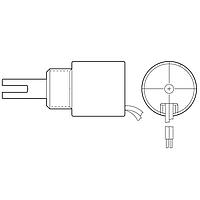 Ledex 195201-232 Push Tubular STA Tubular 1/2" x 1/2" Push 60 deg w/o AR Flat