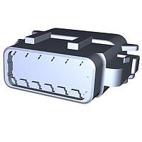 DEUTSCH - TE Connectivity DTM06-12SA-EE04 12-Way 12P DTM PLUG ASM KEY A, HIGH TEMP BLK