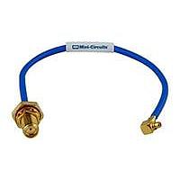 Mini-Circuits 086-6SBMMCR+ RF Cable Assemblies HFLEX BL CA SFB/MMCXMR 6" RoHS