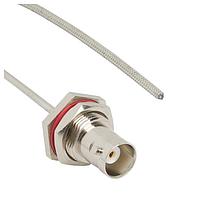 Amphenol RF 095-850-234-012 RF Cable Assemblies BNC Straight Bulkhead Jack to Unterminated 0.085 Hand Formable 50 Ohm 12 inches (305 mm)