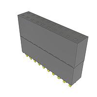 Samtec ESW-110-58-G-D Non-Stackthrough .100" Elevated Socket Strip