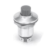 OTTO P3-61512W Momentary Action 5A 28VDC 5 Terminal Blk Btn, Sldr, IP68S