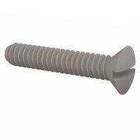 Essentra Components 330632A075 Slotted Countersunk 82 Slotted CSK Screw, #6-32 Thread, 3/4 Lg