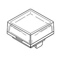 NKK Switches AT3185JB Flat Cap KP04 ILLUM PUSHBUTTON CAP