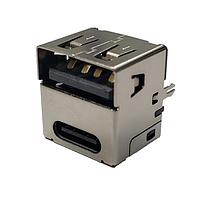 Adam Tech USB-C31-A-D-VT-CS1 USB Type A / Type C Connectors CONN USB TYPE-A AND TYPE-C VERTI