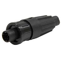 CONXALL 16982-6PG-521 Standard Circular Connector Micro-Con-X Cable End, 6-pin #26, Male, Solder Cup, Bulk