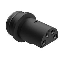 Amphenol SINE Systems 044 103 10004 Plugs 4 Position Female Plug, Standard Type
