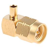 Radiall R124153003W Connectors SMA / RIGHT ANGLE PLUG SOLDER TYPE CABLE .085