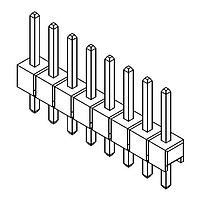 Amphenol Commercial Products G800LQ556018HR Headers Pin Header 2.54mm Pitch STR DIP,2x40Pin,FULL G/F,LCP,6.0mm*2.5mm*3.0mm,Color-Black
